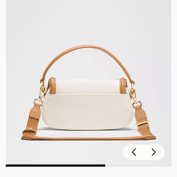 Lululemon Canvas minibag Cream and Tan Women's Handbag Set nwt - Picture 2 of 3